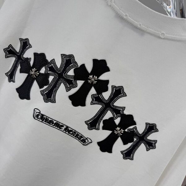 Футболка Chrome Hearts мужской белый y9322147-1-5