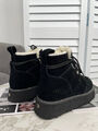 Угги Ugg женский замша черный 129434-3