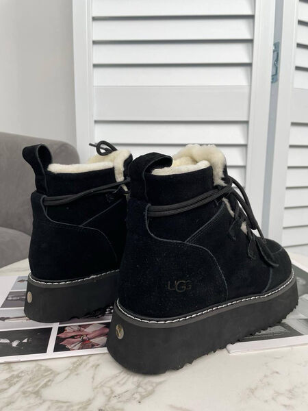 Угги Ugg женский замша черный 129434-3
