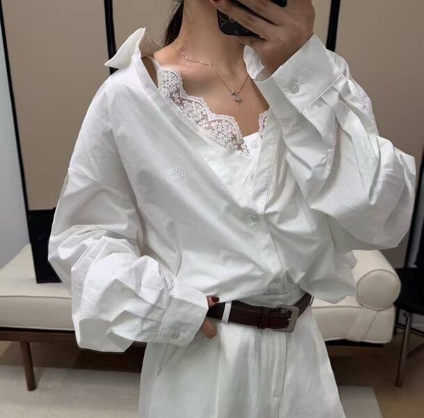 Рубашка Miu Miu женский белый 180953