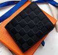 Мужской портмоне Louis Vuitton мужской кожа swift черный,серебристый 173925