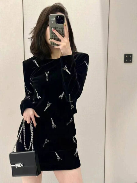 Костюм Saint Laurent женский черный 135422-2