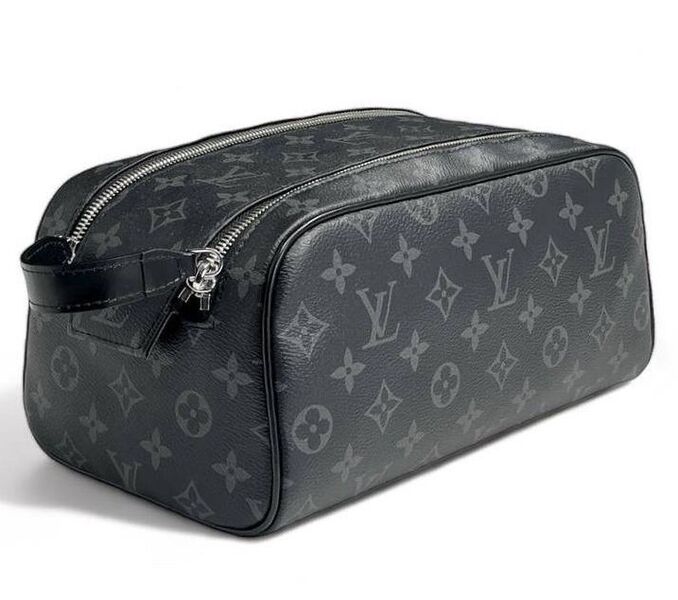 Мужской несессер косметичка Louis Vuitton мужской канва черный 150027