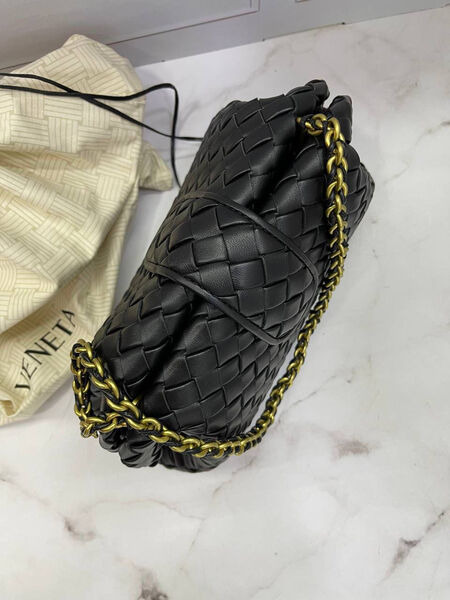 Сумка Bottega Veneta женский кожа черный 159128-2