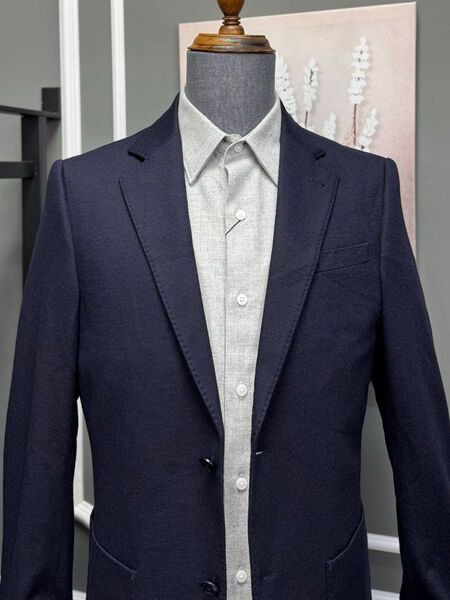 Мужской костюм Loro Piana мужской синий 168650-4