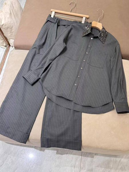 Костюм Brunello Cucinelli женский графитовый 194982-4