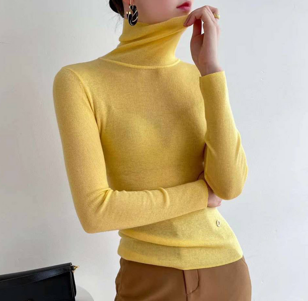 Водолазка Loro Piana женский горчичный 95509