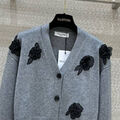 Кардиган Valentino женский вязаная ткань графитовый 169990-2