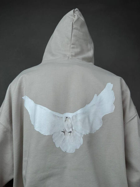 Мужское худи Balenciaga мужской графитовый 136239-4