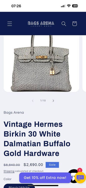 Сумка Hermès Birkin 30 женский кожа графитовый 171933-2