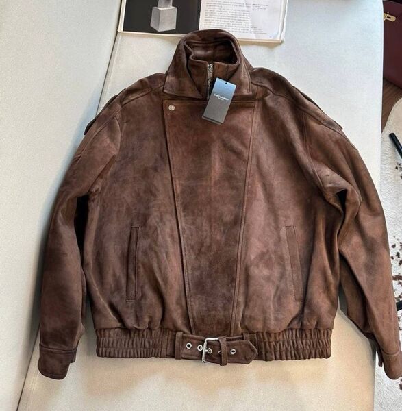 Куртка Saint Laurent женский замша 196672