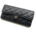 Кошелек Chanel женский кожа черный 101564-1