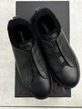 Мужские кеды Zegna мужской кожа черный 165922-3