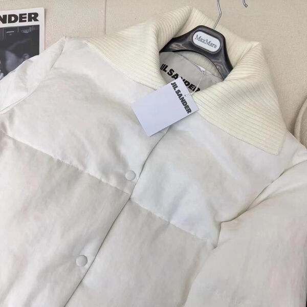 Пуховик Jil Sander женский белый 125037-2