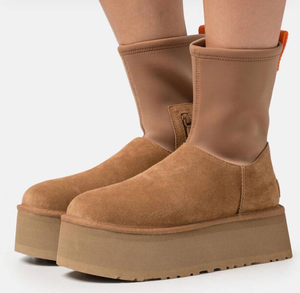 Угги Ugg женский замша бежевый 129808
