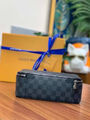 Мужской несессер косметичка Louis Vuitton мужской канва синий 111309-3