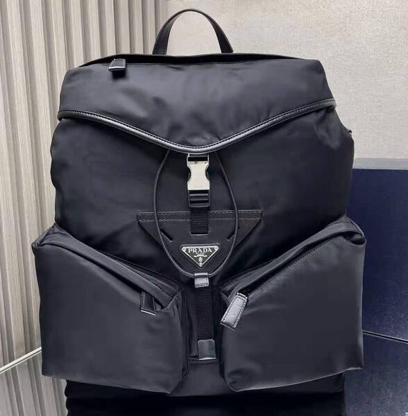 Мужской рюкзак Prada мужской нейлон черный 155491