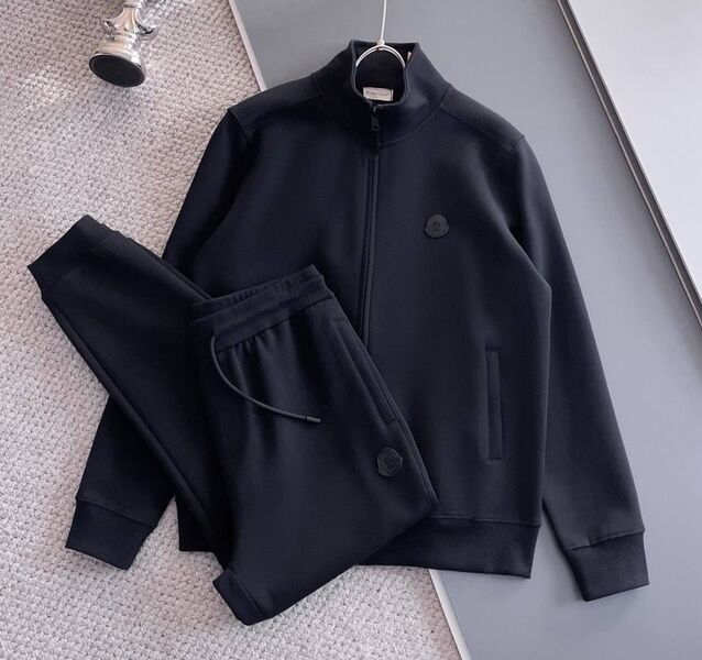 Мужской костюм Moncler мужской черный 180546