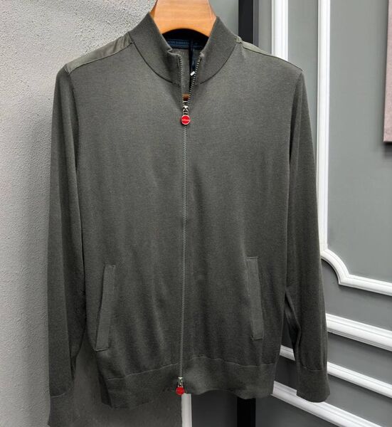 Мужской кардиган Kiton мужской графитовый 164047