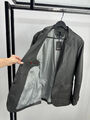 Мужская куртка Kiton мужской кожа графитовый 195966-2