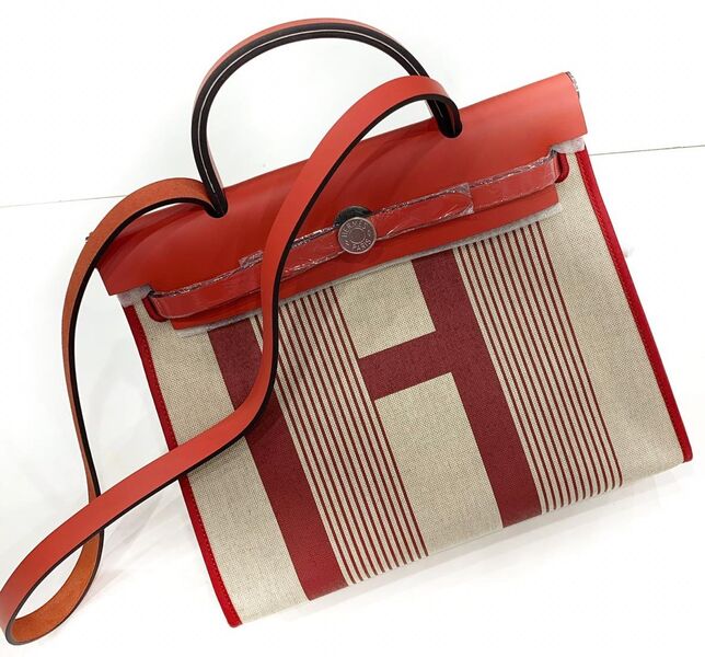 Сумка Hermèsherbag Zip женский кожа бежевый 75517