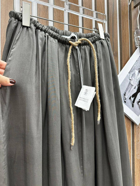 Юбка Brunello Cucinelli женский графитовый 155473-3
