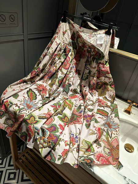 Юбка Christian Dior женский болотный 141438-5