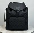 Мужской рюкзак Louis Vuitton мужской кожа черный 173009-1
