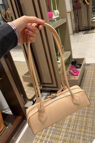 Сумка Alaïa женский кожа бежевый 152510-2