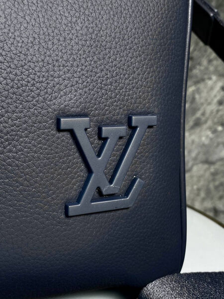 Дорожная сумка Louis Vuitton мужской кожа синий 169296-6
