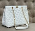 Сумка Chanel женский кожа,канва молочный 128890