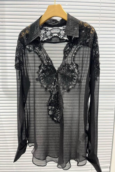 Блузка Ermanno Scervino женский черный 175786-2