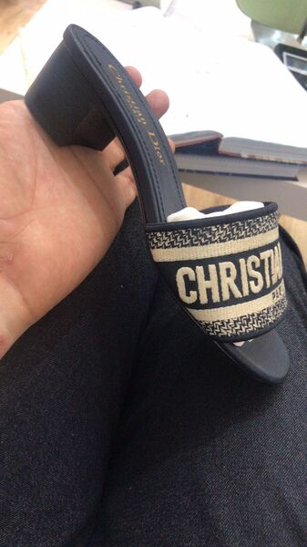 Мюли Christian Dior женский черный 54489-4