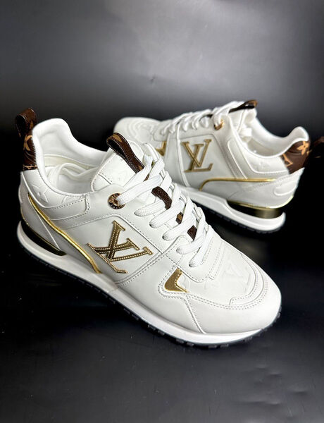 Кроссовки Louis Vuitton женский кожа белый 99109-5