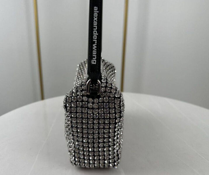 Сумка Alexander Wang женский стразы графитовый 175028-3