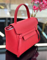 Сумка Celine Belt Nano женский кожа бордовый 142389-4