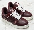 Кроссовки Louis Vuitton женский кожа epi винный 173901