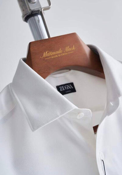 Мужская рубашка Zegna мужской белый 133319-3