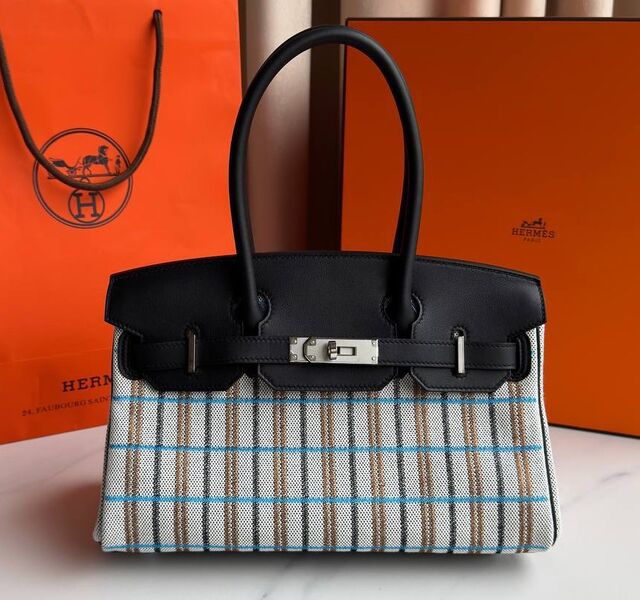 Сумка Hermès Birkin 29 женский кожа черный 189600