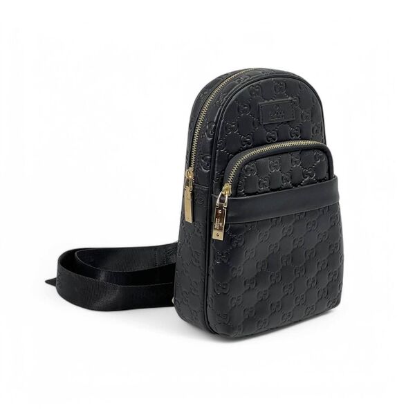 Мужская сумка слинг Gucci мужской кожа черный 176230-4