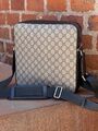 Мужской мессенджер Gucci мужской канва бежевый 51923-6