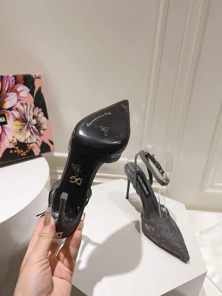 Туфли Dolce & Gabbana женский текстиль графитовый 150154-5