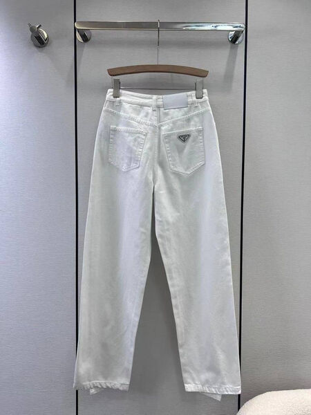 Джинсы Prada женский джинса белый 114245-2