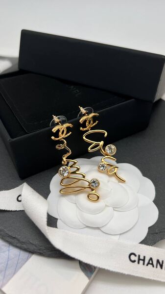 Серьги Chanel бронзовый 175979-4