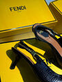 Туфли Fendi женский кожа черный 188821-3