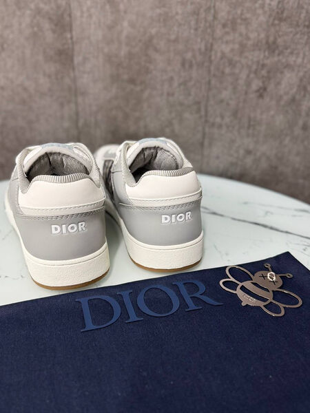 Мужские кроссовки Christian Dior мужской кожа белый 190045-5