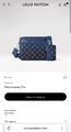 Мужская сумка мессенджер Louis Vuitton мужской канва синий 167083-5