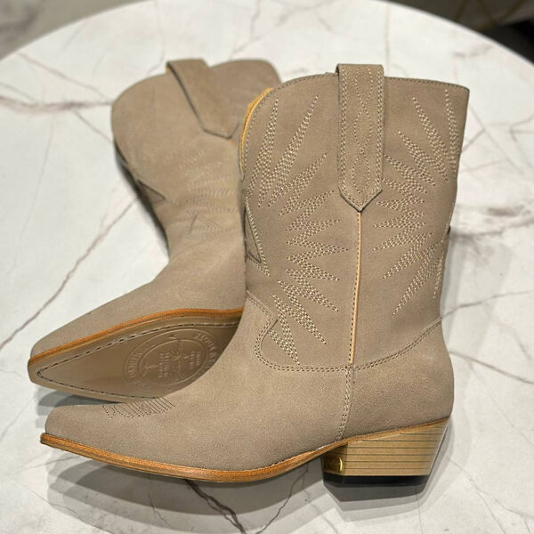 Сапоги Golden Goose женский замша бежевый 167225-2
