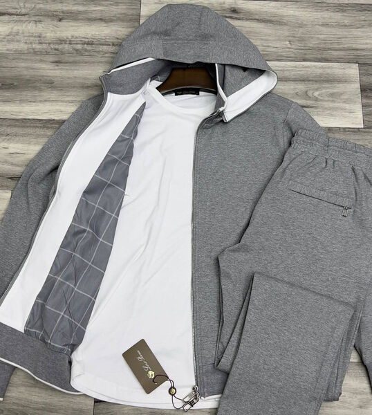 Мужской костюм Loro Piana мужской графитовый 140730-2