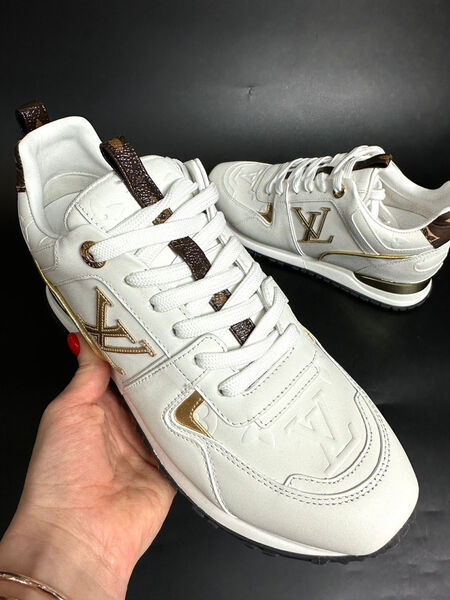 Кроссовки Louis Vuitton женский кожа белый 99109-7